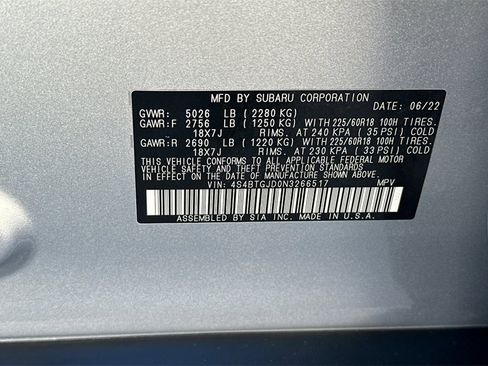 Used 2022 Subaru Outback Onyx Edition XT image 36