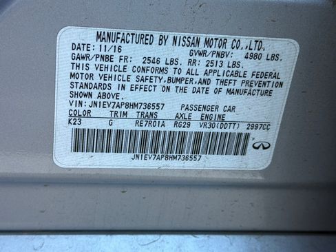 Used 2017 INFINITI Q50 3.0t Premium image 14