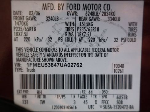 Used 2007 Ford Explorer Sport Trac Limited AWD/4WD image 45