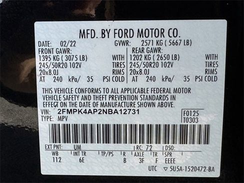 Used 2022 Ford Edge ST image 34