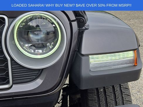 Used 2025 Jeep Wrangler Unlimited Sahara w/ Safety Group AWD/4WD image 9