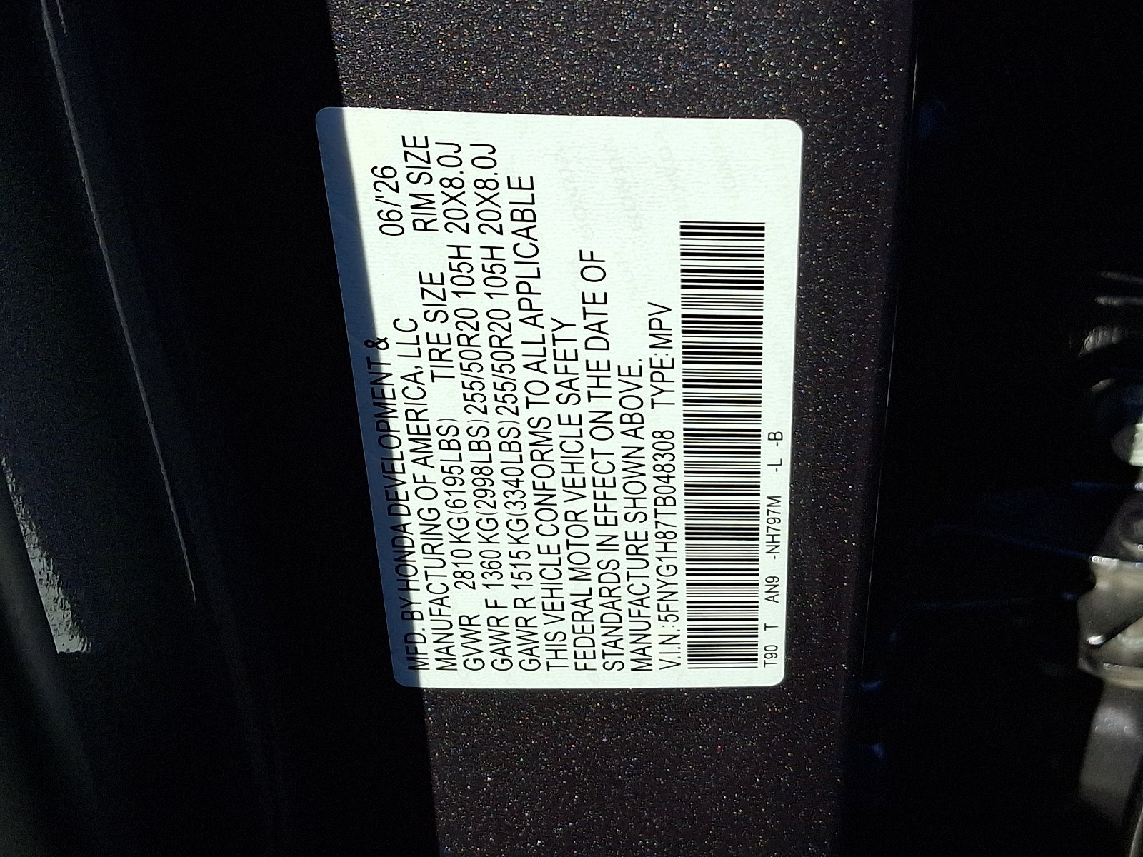 New 2026 Honda Pilot Elite image 10