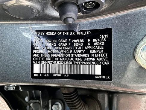 Used 2019 Honda Civic LX image 16