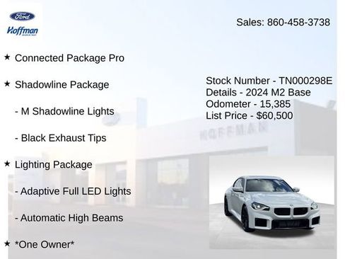 Used 2024 BMW M2 Base w/ Lighting Package image 5