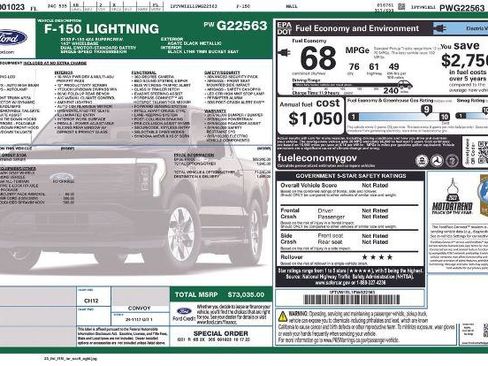 Certified 2023 Ford F150 Lightning Lariat image 8