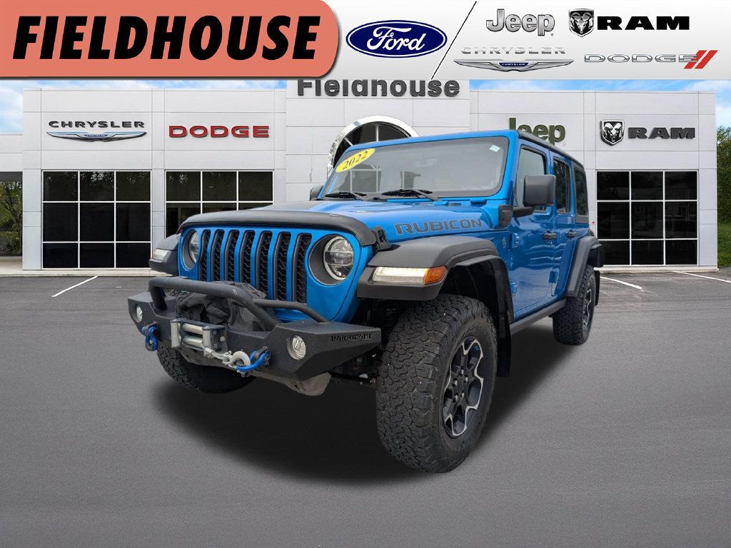 Used 2022 Jeep Wrangler Unlimited Rubicon 4xe w/ Cold Weather Group AWD/4WD image 1