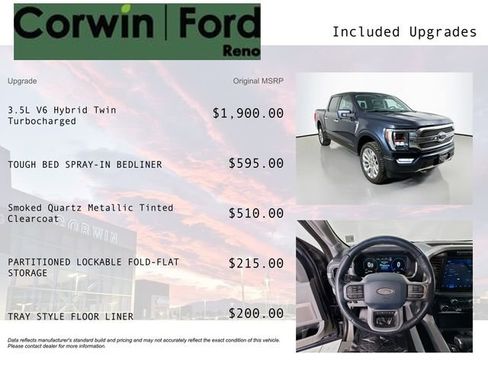 Certified 2021 Ford F150 Limited AWD/4WD image 3