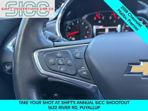 Used 2018 Chevrolet Malibu Premier w/ Premier Sun and Wheel Package image 12