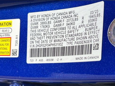 Used 2023 Honda Civic Sport image 29