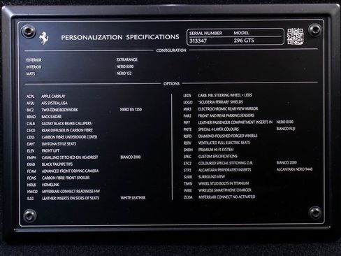 Certified 2025 Ferrari 296 GTS image 59