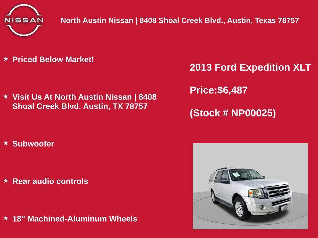Used 2013 Ford Expedition XLT w/ HD Trailer Tow Pkg RWD image 11