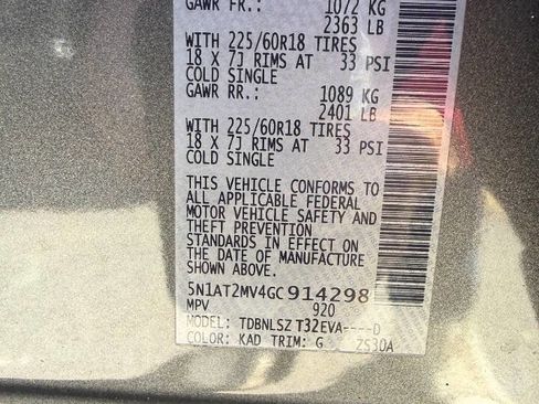 Used 2016 Nissan Rogue SL w/ SL Premium Package AWD/4WD image 28