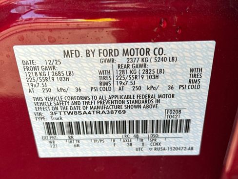 Used 2026 Ford Maverick Lariat w/ 4K Tow Package image 30