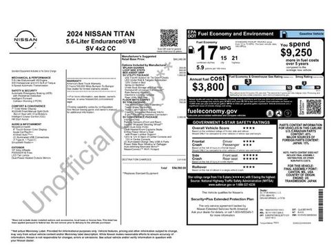 Used 2024 Nissan Titan SV w/ SV Convenience Package RWD image 4