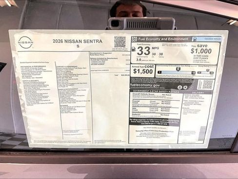 New 2026 Nissan Sentra S image 38