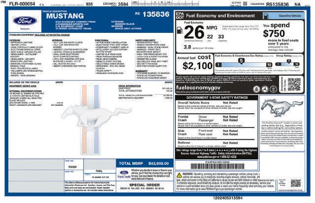 Used 2024 Ford Mustang Premium RWD image 30