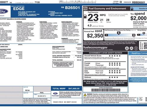 Certified 2024 Ford Edge Titanium AWD/4WD image 10