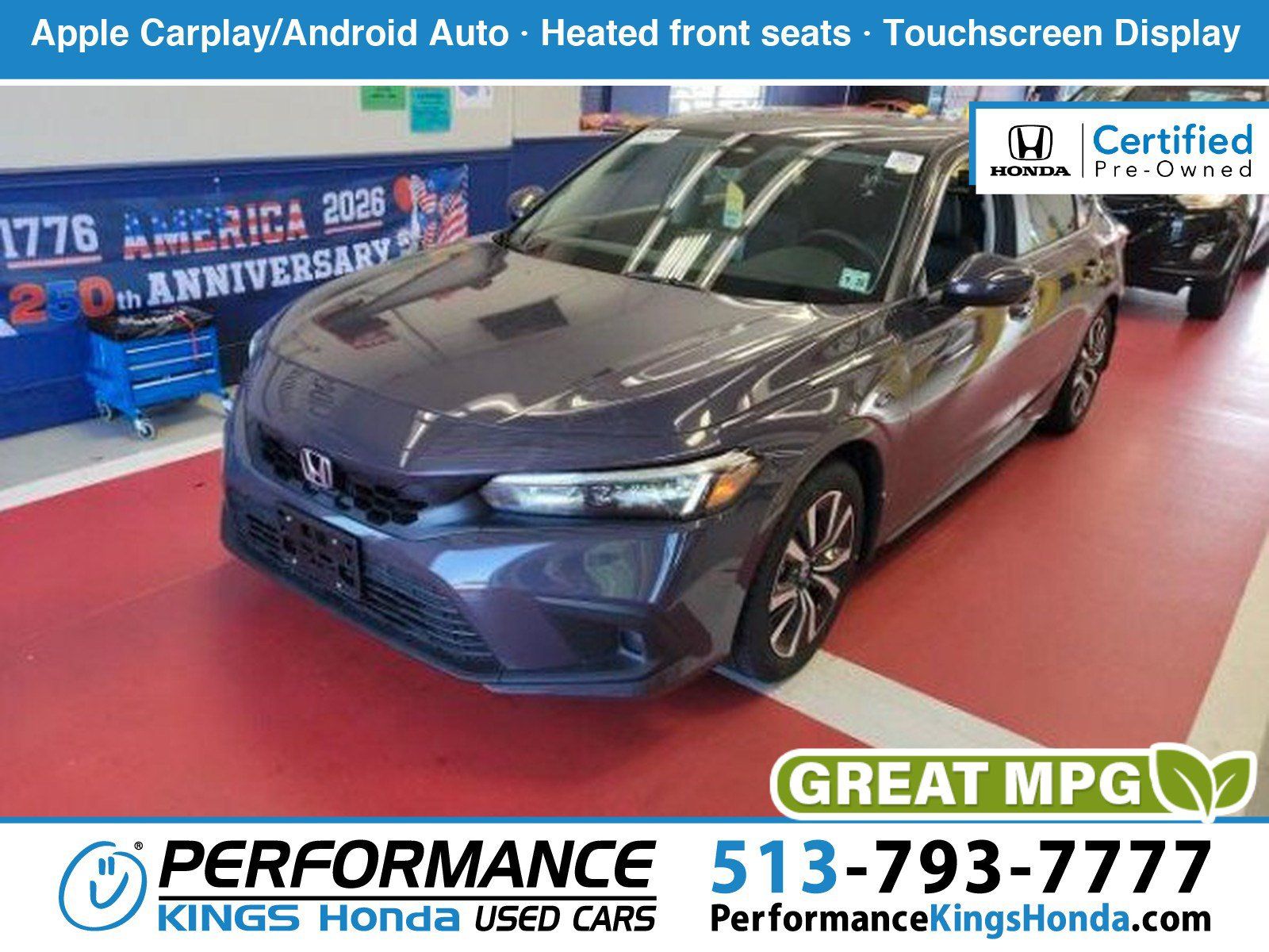 Used 2024 Honda Civic EX-L image 1