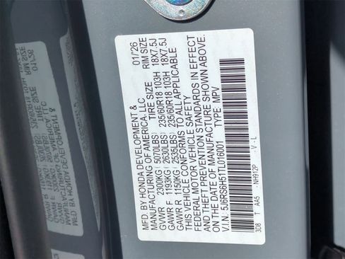 New 2026 Honda CR-V Sport image 36