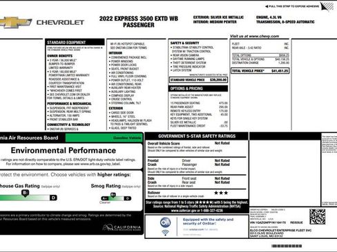 Used 2022 Chevrolet Express 3500 LS image 3