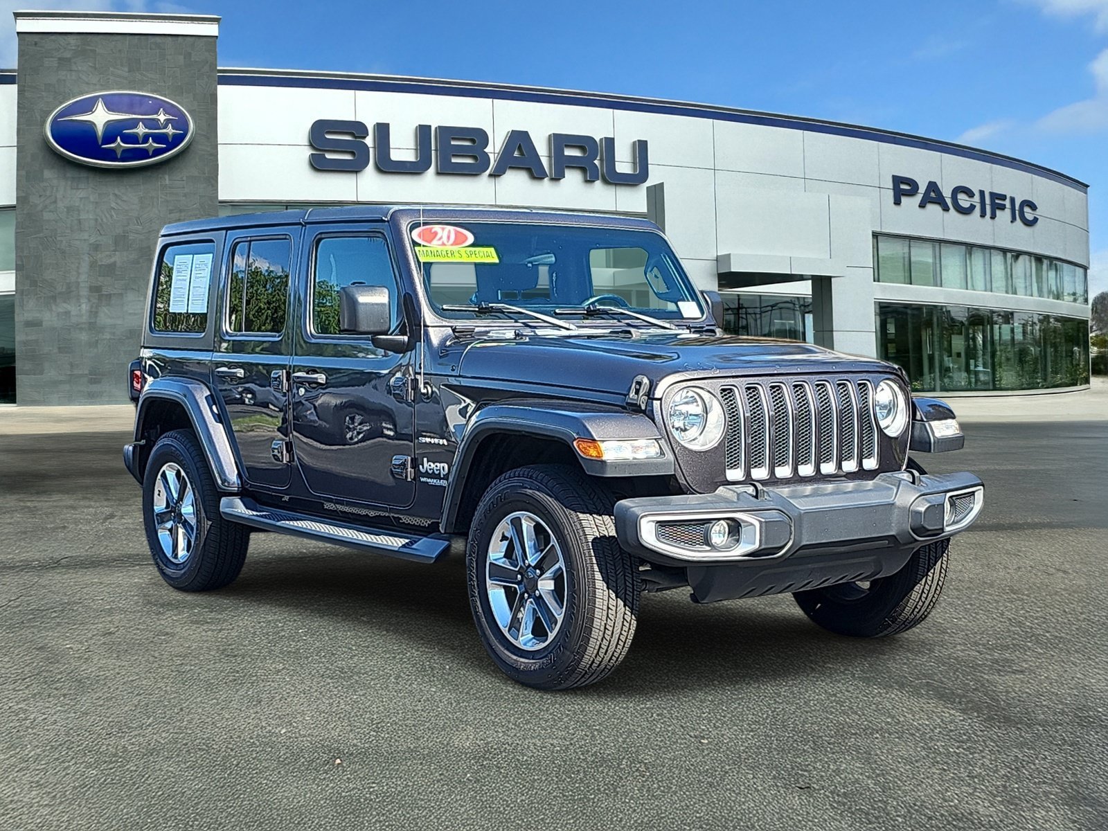 Used 2020 Jeep Wrangler Unlimited Sahara AWD/4WD image 1