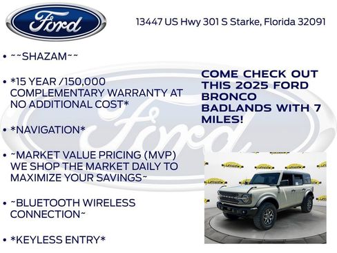 New 2025 Ford Bronco Badlands image 5