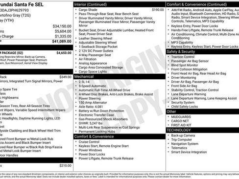 Used 2023 Hyundai Santa Fe SEL w/ Premium Package image 40