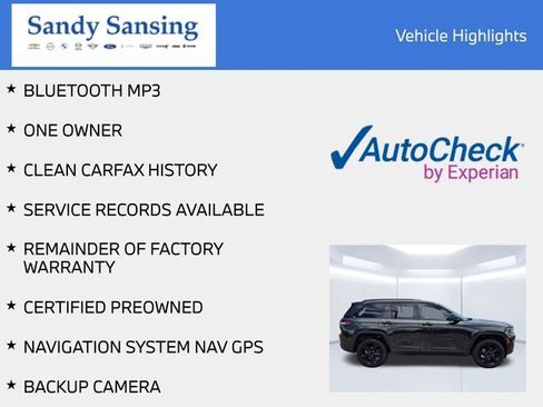 Certified 2024 Jeep Grand Cherokee Limited w/ Luxury Tech Group II AWD/4WD image 7