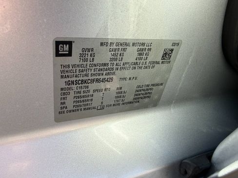 Used 2015 Chevrolet Tahoe LT RWD image 54