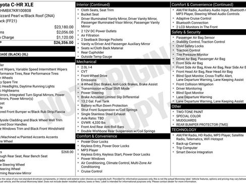 Used 2019 Toyota C-HR XLE image 48