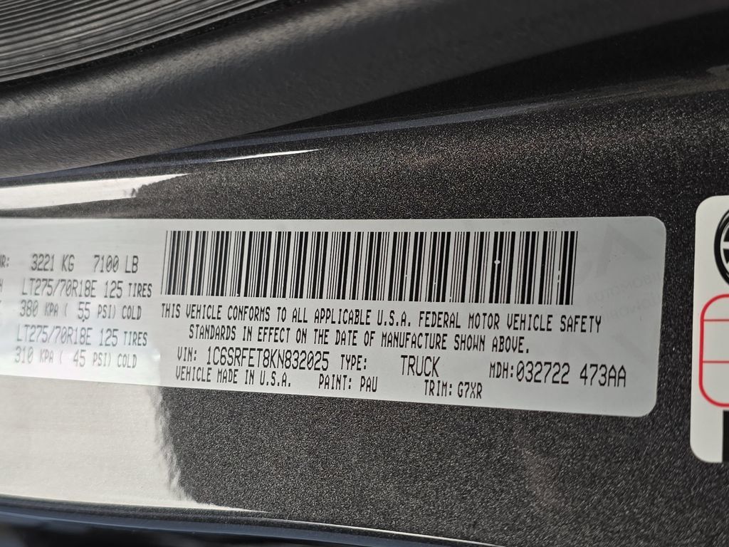 Used 2019 RAM 1500 Rebel w/ Rebel Level 1 Equipment Group AWD/4WD image 33