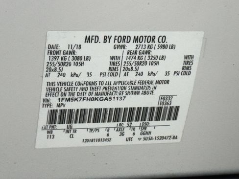 Used 2019 Ford Explorer Limited image 80