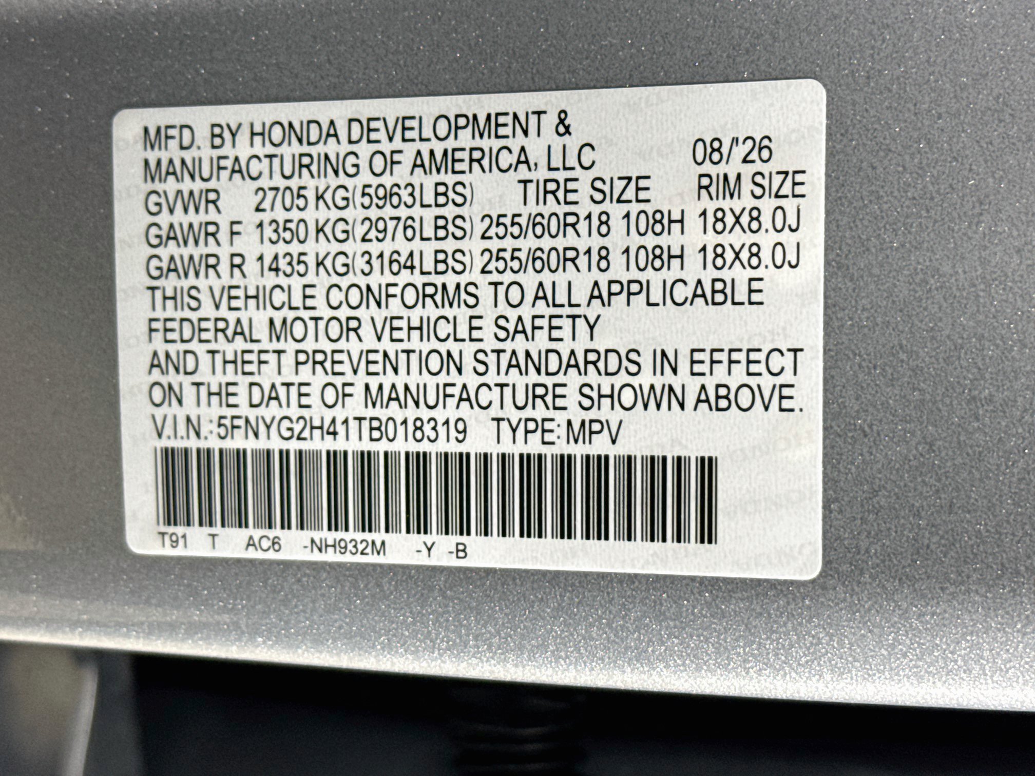 New 2026 Honda Pilot EX-L image 40