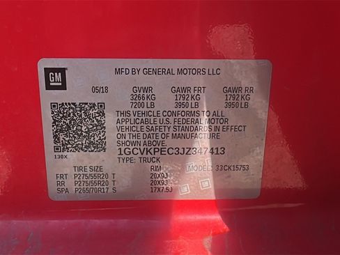 Used 2018 Chevrolet Silverado 1500 Custom w/ Custom Value Package image 9