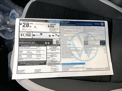 New 2026 Volkswagen Taos SE AWD/4WD image 37