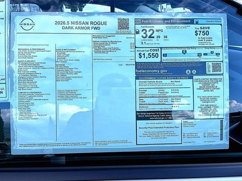 New 2026 Nissan Rogue SV image 14