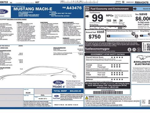 Used 2024 Ford Mustang Mach-E Premium AWD/4WD image 12