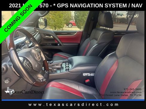 Used 2021 Lexus LX 570 4WD w/ 3rd Row & Luxury Pkg image 7