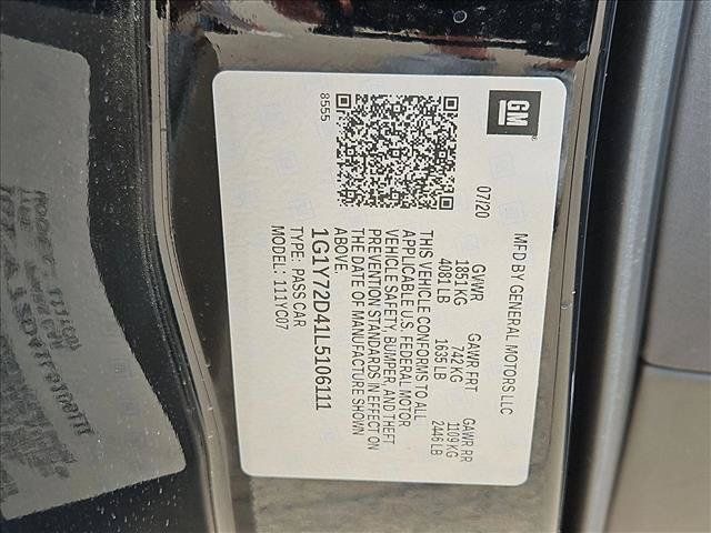 Used 2020 Chevrolet Corvette Stingray Preferred Cpe w/ 2LT Preferred Equipment Group RWD image 21