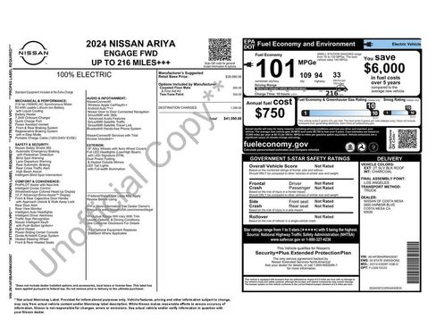 Used 2024 Nissan Ariya ENGAGE image 5