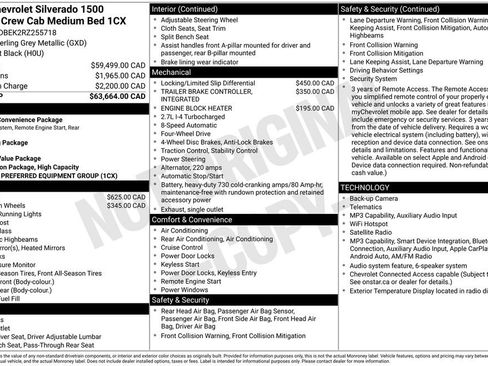 Used 2024 Chevrolet Silverado 1500 Custom AWD/4WD image 55