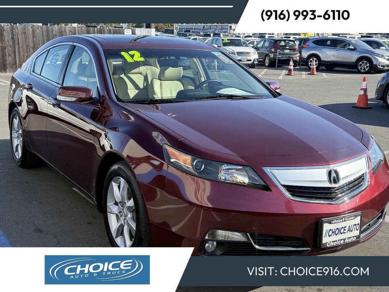 Used 2012 Acura TL w/ Technology Package FWD image 1