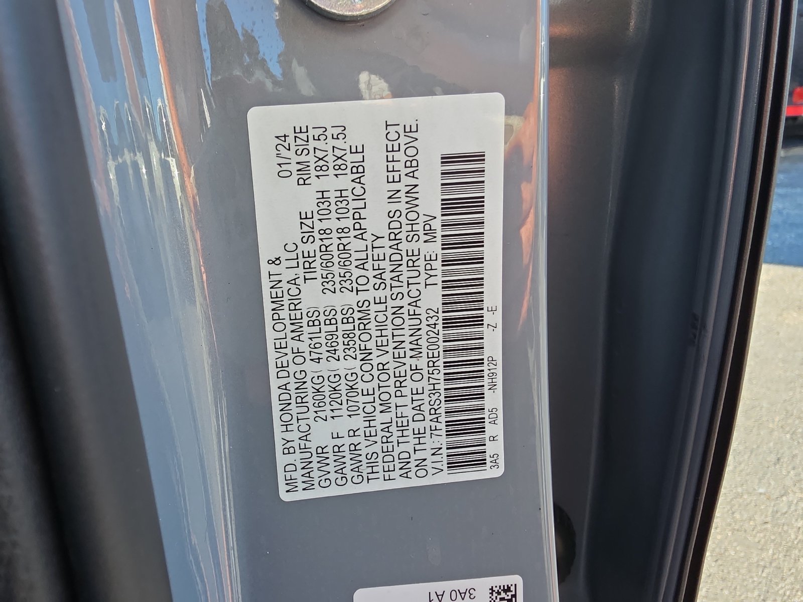 Certified 2024 Honda CR-V EX-L image 32