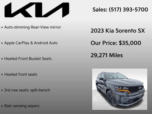 Used 2023 Kia Sorento SX image 15