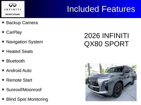 Certified 2026 INFINITI QX80 4WD w/ Sport Exterior Package image 3