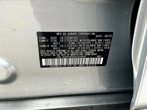 New 2025 Subaru Outback Touring XT image 11