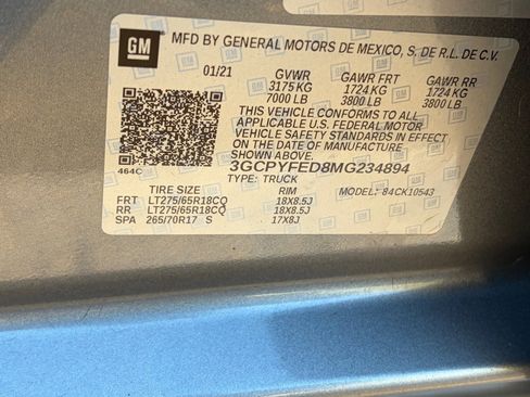 Used 2021 Chevrolet Silverado 1500 LT Trail Boss w/ Convenience Package II image 12