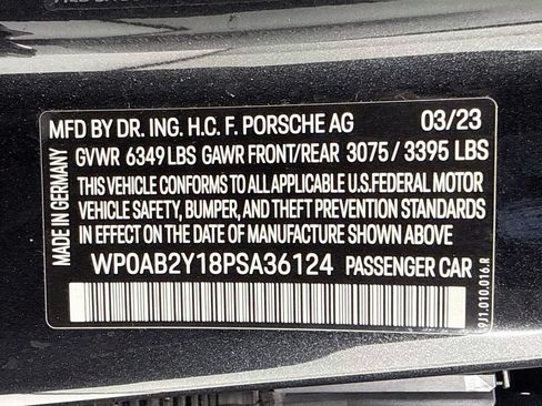 Certified 2023 Porsche Taycan 4S AWD/4WD image 12