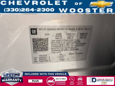 Used 2020 Chevrolet Equinox LT w/ Driver Convenience Package image 35