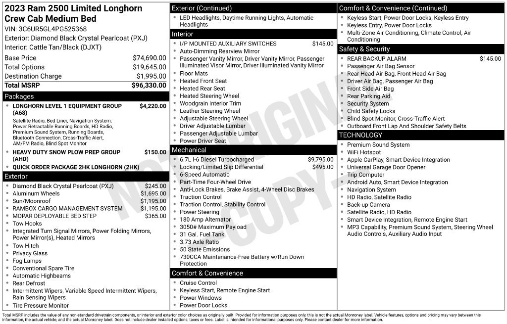 Certified 2023 RAM 2500 Limited AWD/4WD image 4